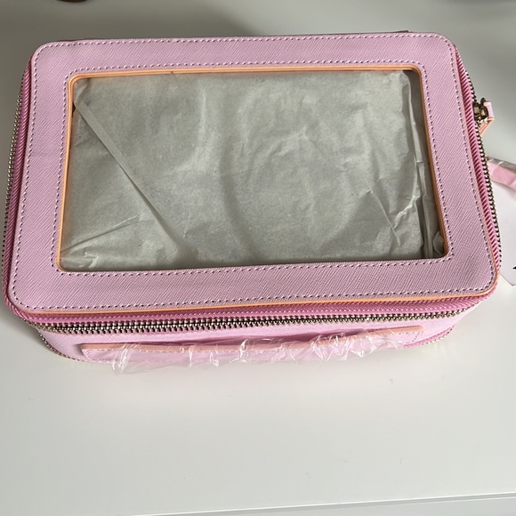 Pink Truffle Clarity Jumbo Jetset Case Small and Large size New With Tags - Picture 7 of 9